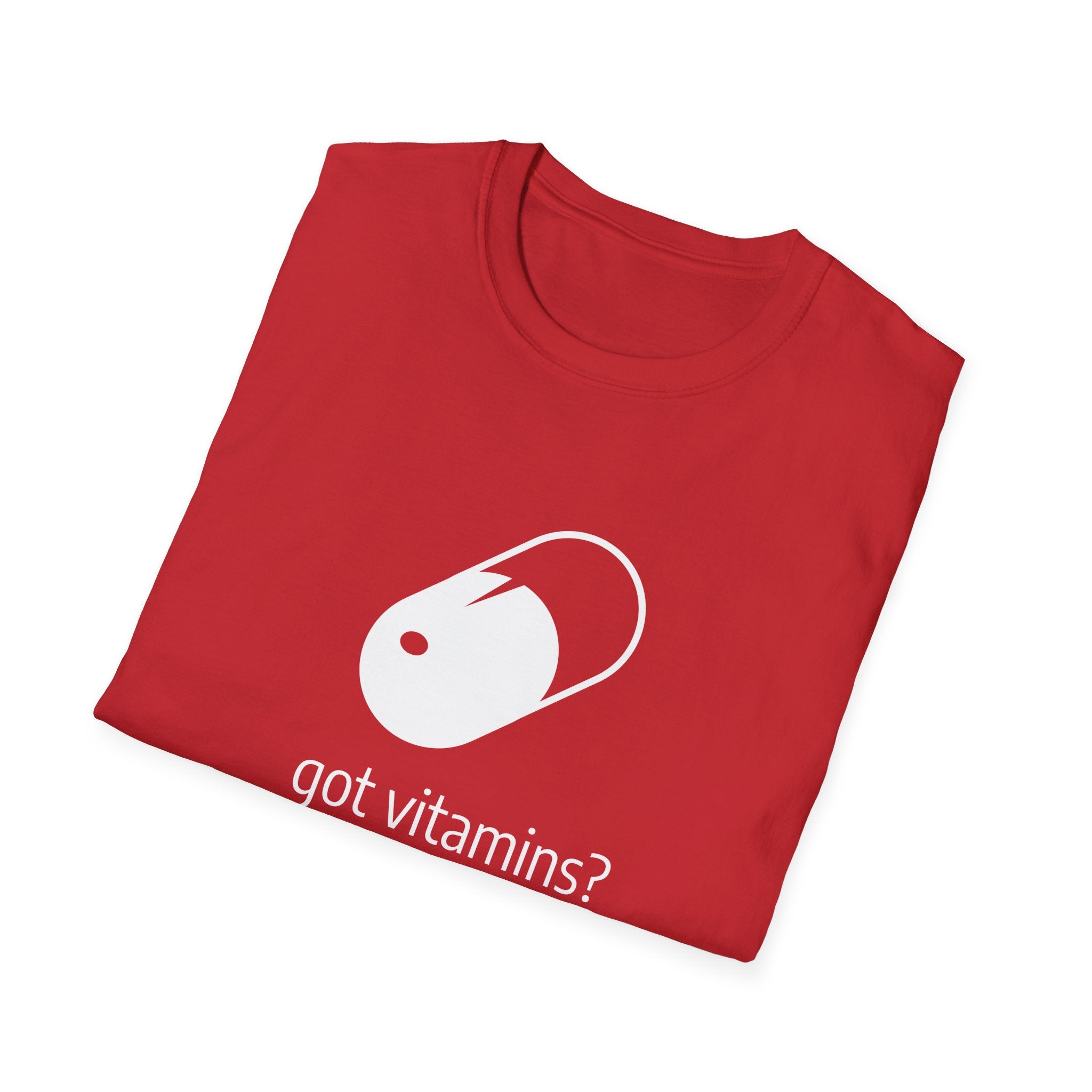 Got Vitamins? Graphic T-shirt with Pill Design