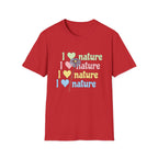 I Love Nature Graphic T-Shirt for Eco Enthusiasts