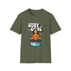 Stay Cool Woman T-shirt with Meditative Design